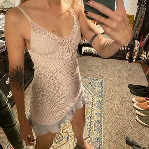 Free People crochet dress